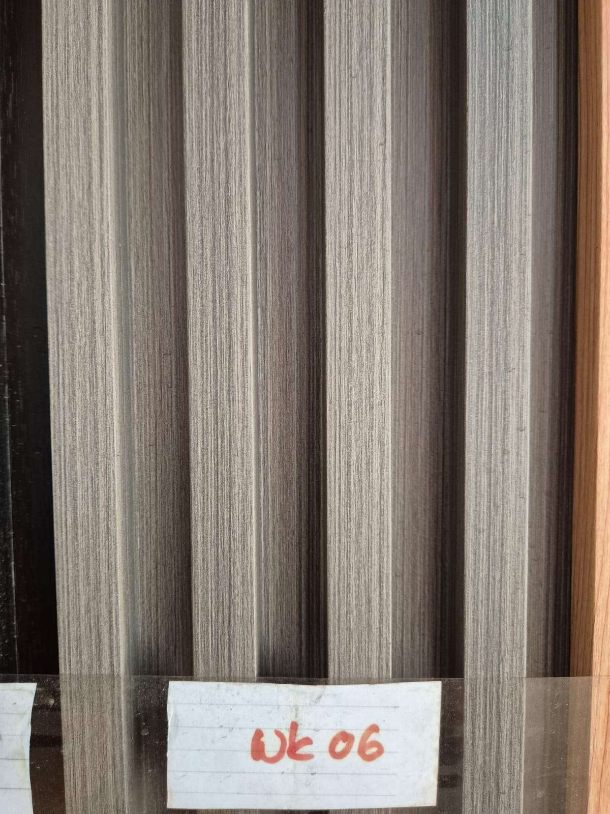 WPC Wall Panel Fluted Motif Kayu Abu-abu / Grey (WK 06)