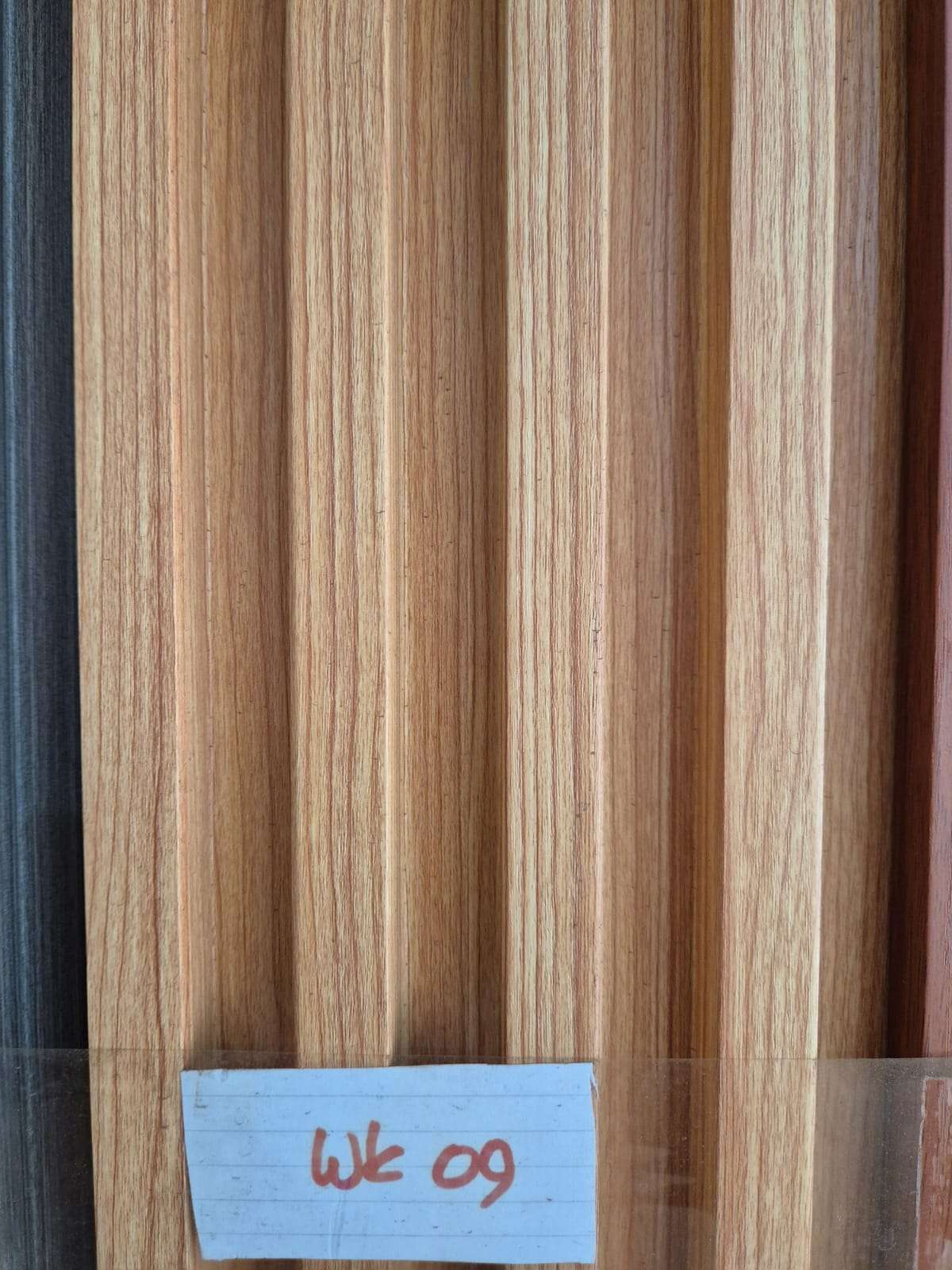 WPC Wall Panel Fluted Motif Kayu Cream / Beige (WK 09)